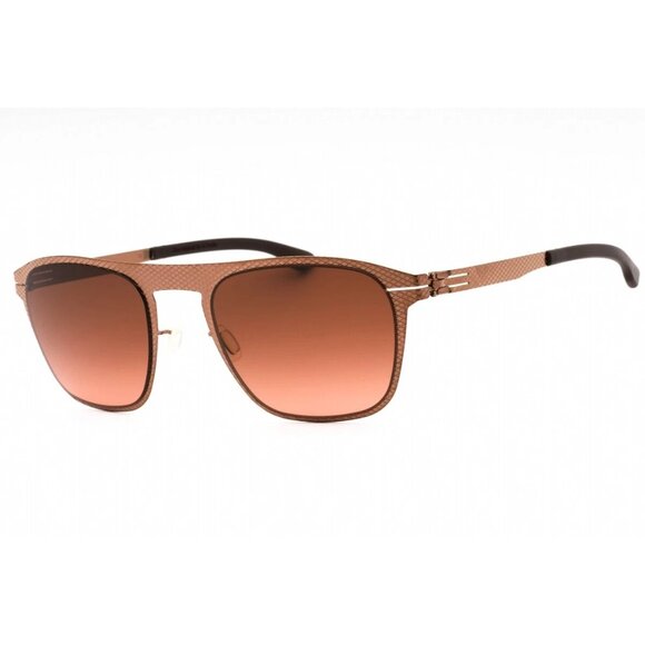 NEW IC! BERLIN HERZBERGE GRID M1527 114 SUNGLASSES SHINY COPPER MEN EYEWEAR